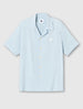 Blue Islington Cuban Collar Short Sleeve Shirt