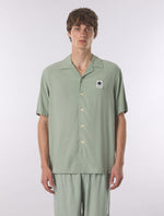 Green Islington Cuban Collar Short Sleeve Shirt
