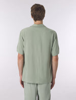 Green Islington Cuban Collar Short Sleeve Shirt