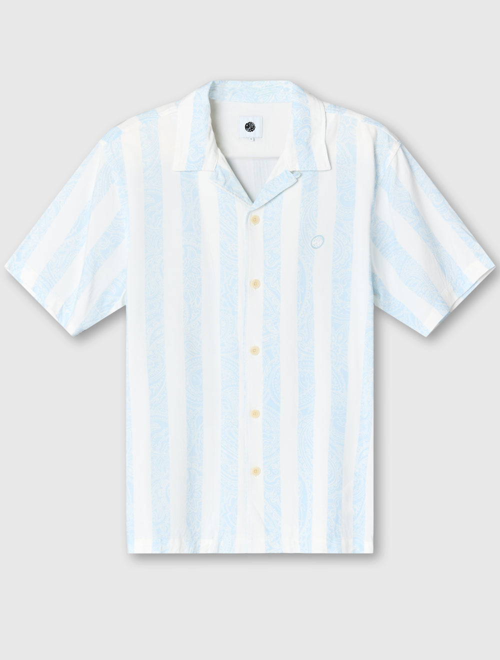 Blue Marshall Stripe Paisley Shirt