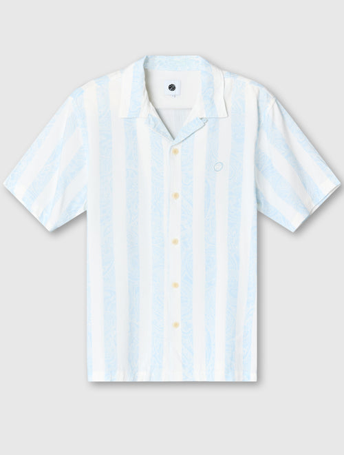 Blue Marshall Stripe Paisley Shirt