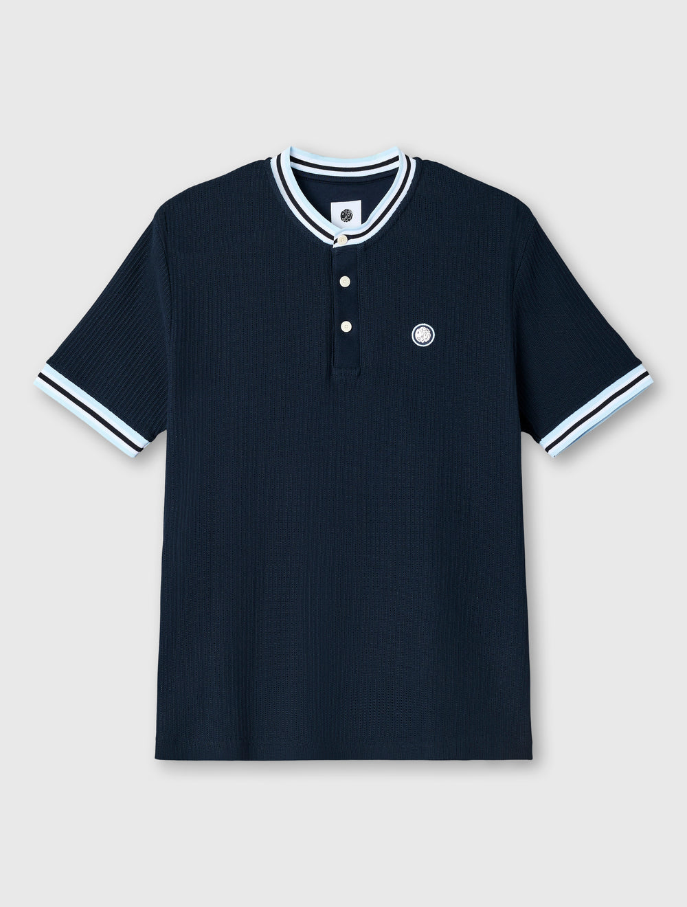 Navy Cressa Tipped Grandad