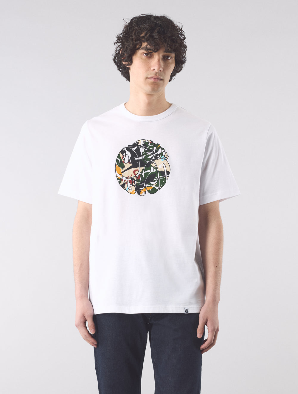 White Convergence Logo T-Shirt