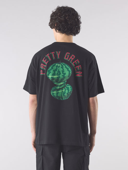 Black Twisted Melon T-Shirt