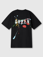 Black Convergence Graphic T-Shirt
