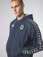 Navy Pretty Green x Kappa Maine Road Hooded Jacket