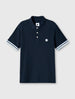 Navy Cressa Tipped Polo
