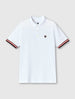White Cressa Tipped Polo