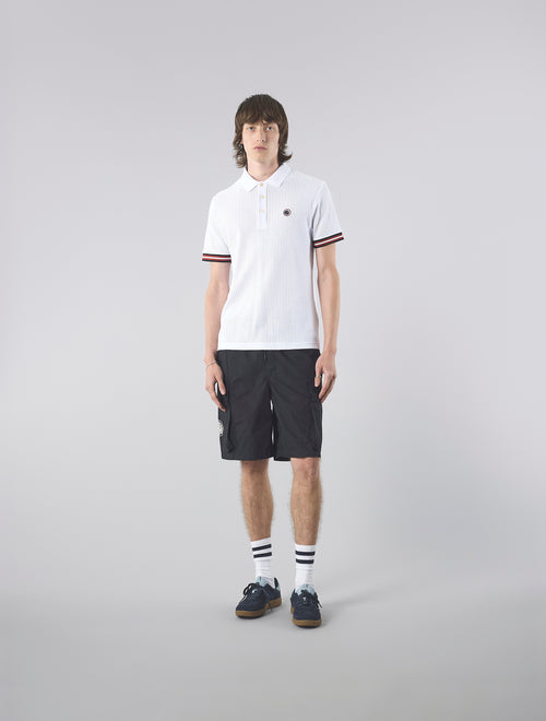 White Cressa Tipped Polo