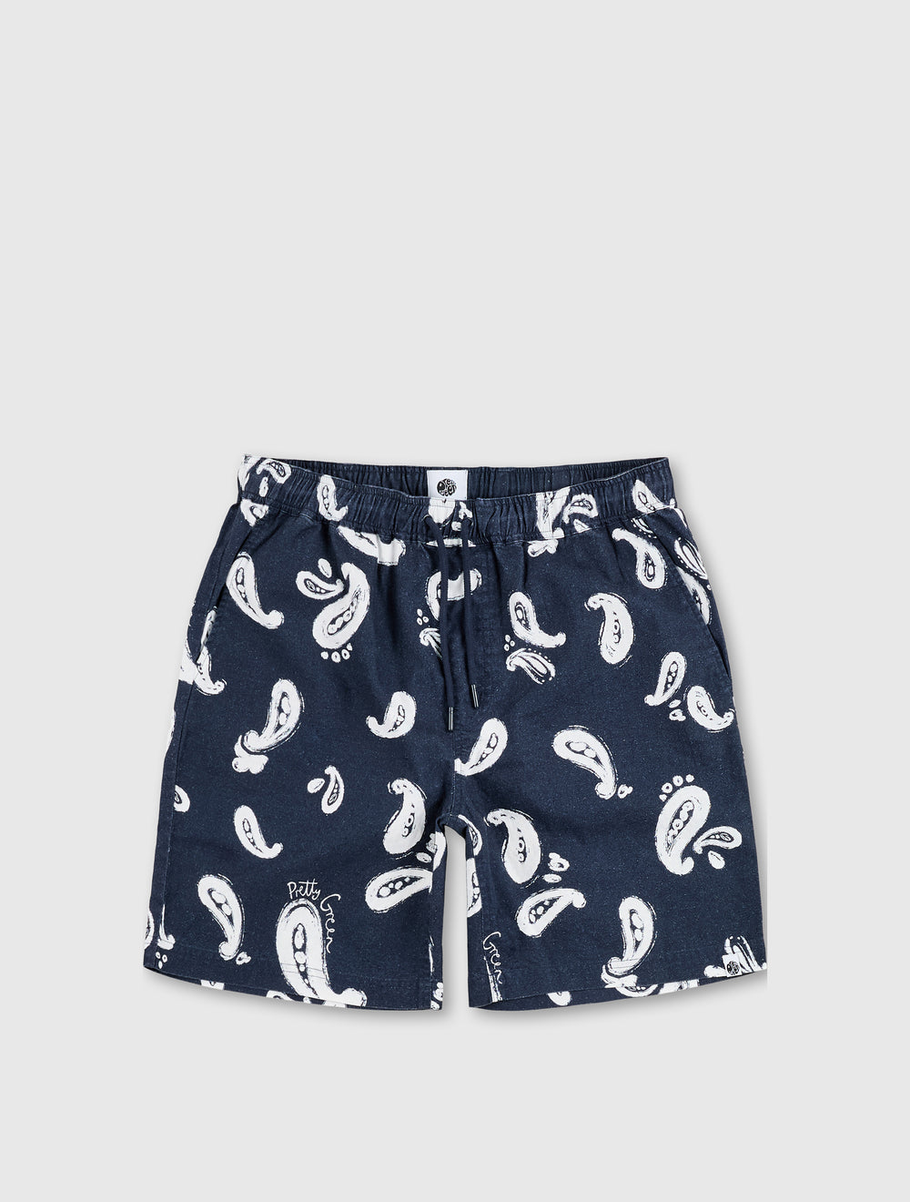 Navy Widnes Paisley Shorts