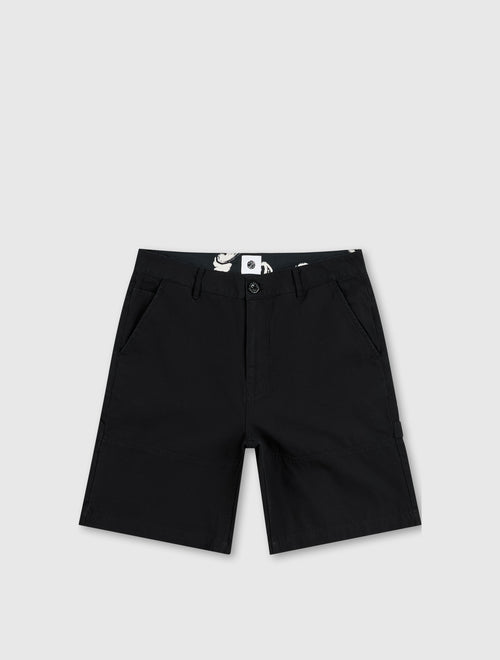 Black Stamford Carpenter Shorts