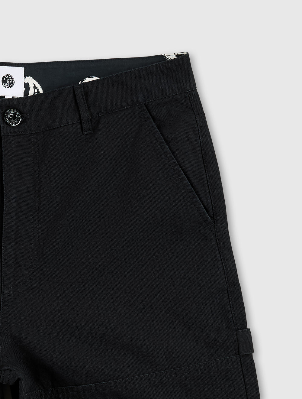 Black Stamford Shorts