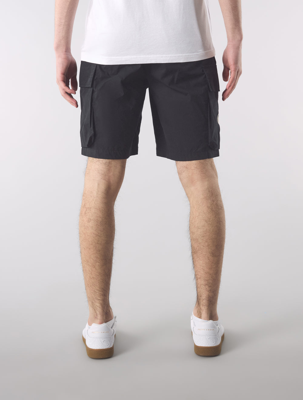 Black Stamford Cargo Shorts