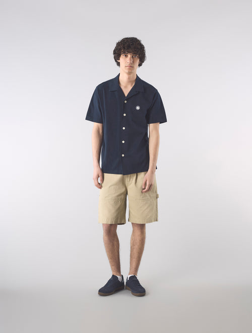 Navy Pique Shirt