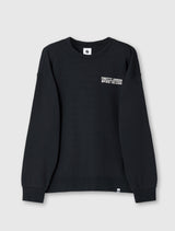 Black Spike Island Crew Sweat