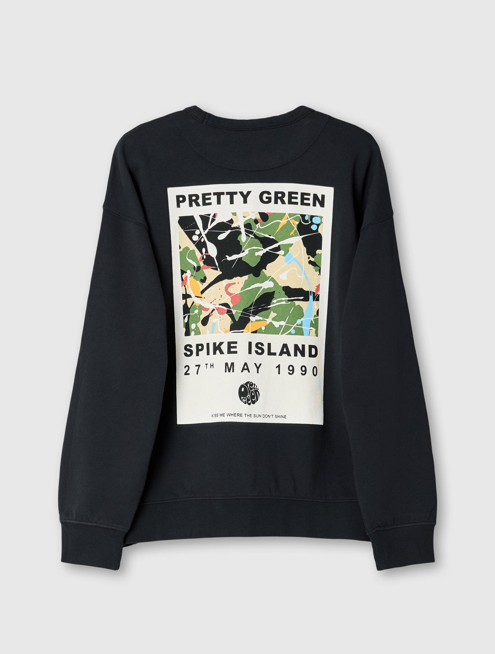 Black Spike Island Crew Sweat