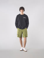 Black Spike Island Crew Sweat