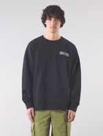 Black Spike Island Crew Sweat