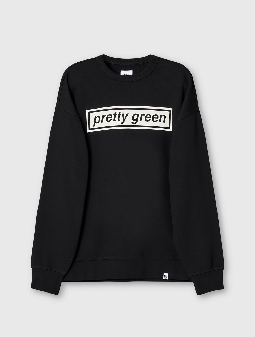 Black Live Forever Box Print Crew Sweat