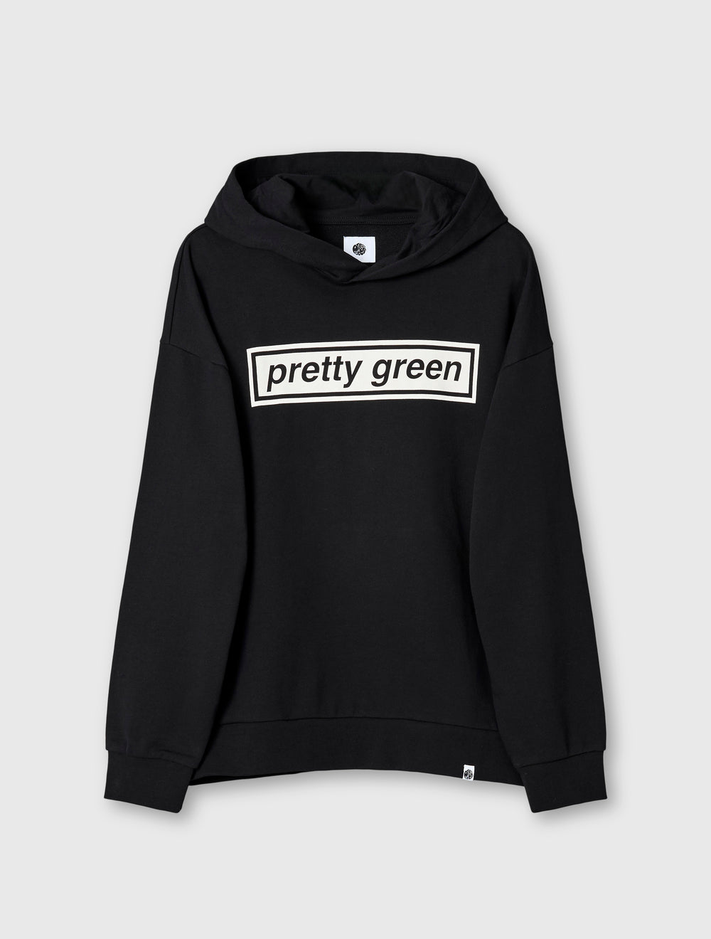Black Live Forever Box Print Hoody