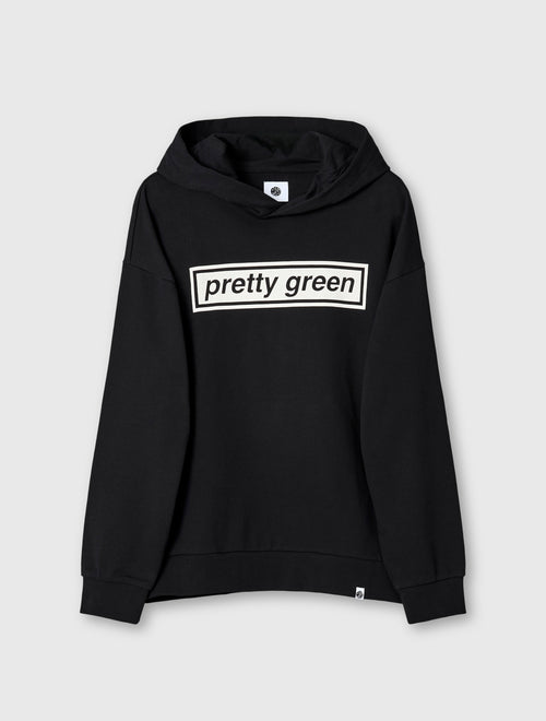 Black Live Forever Box Print Hoody