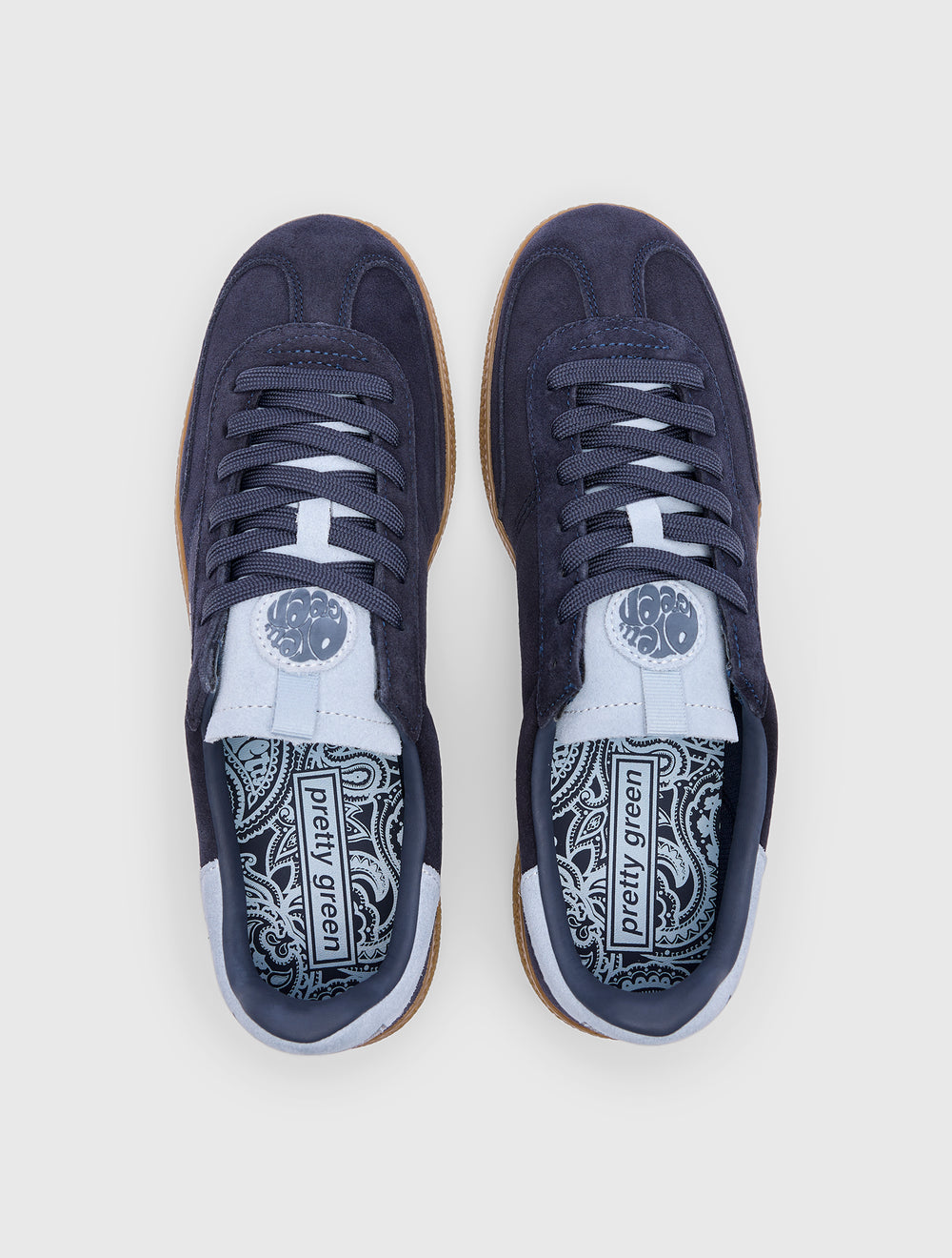 Navy Live Forever Ramblas Trainer – Pretty Green Store