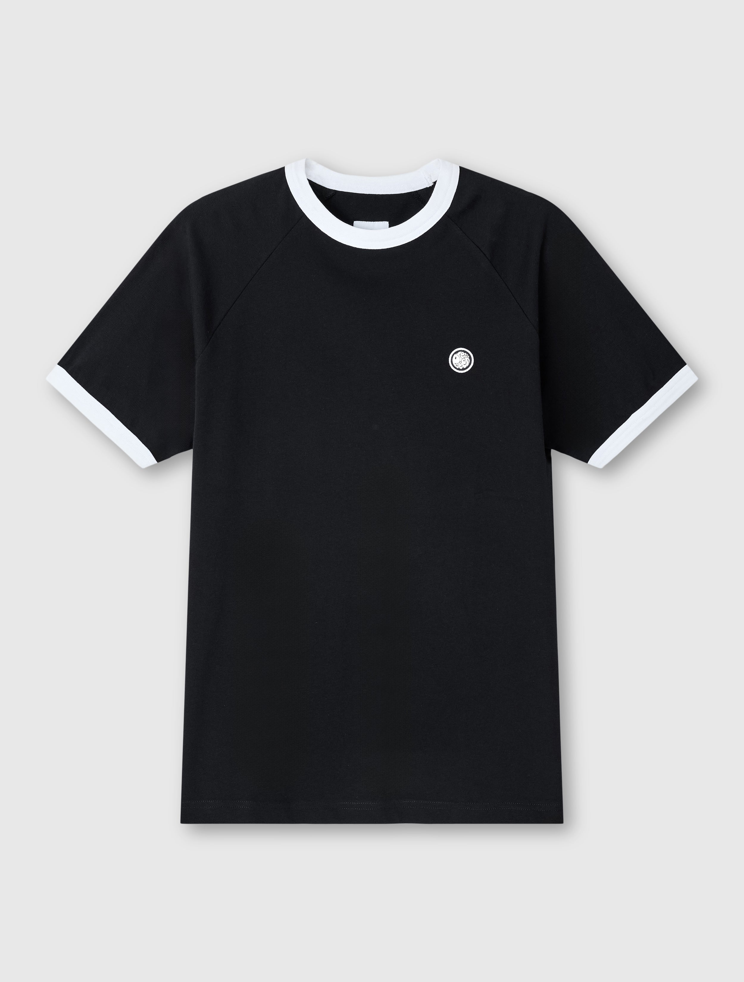 Black Boston Ringer T-shirt – Pretty Green Store