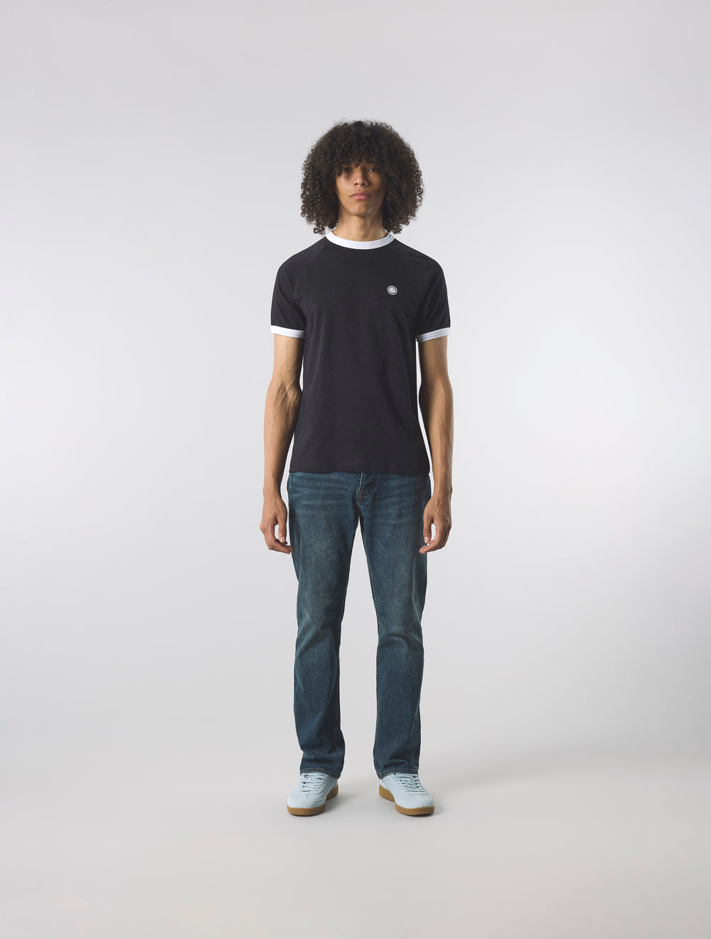 Black Boston Ringer T-shirt