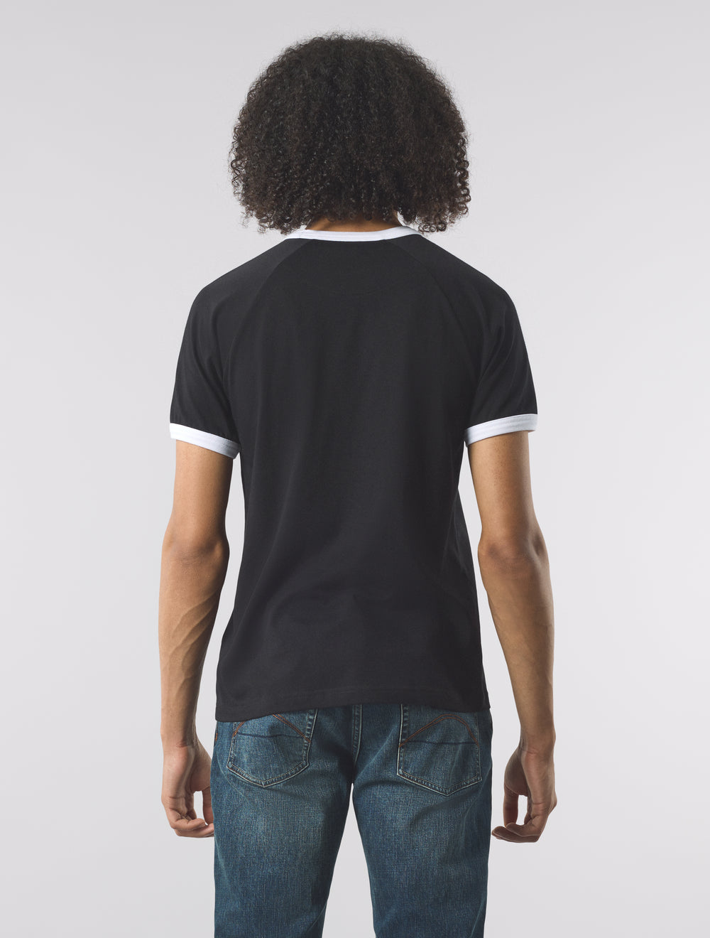 Black Boston Ringer T-shirt