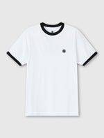 White Boston Ringer T-shirt