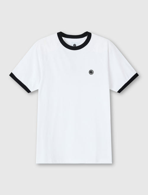 White Boston Ringer T-shirt