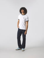 White Boston Ringer T-shirt