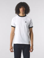 White Boston Ringer T-shirt