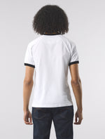 White Boston Ringer T-shirt