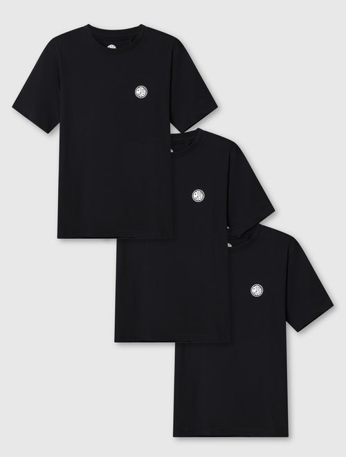 Black Lounge 3 Pack T-Shirts