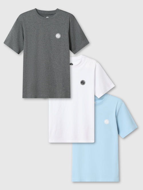Sky Blue Lounge 3 Pack T-Shirts
