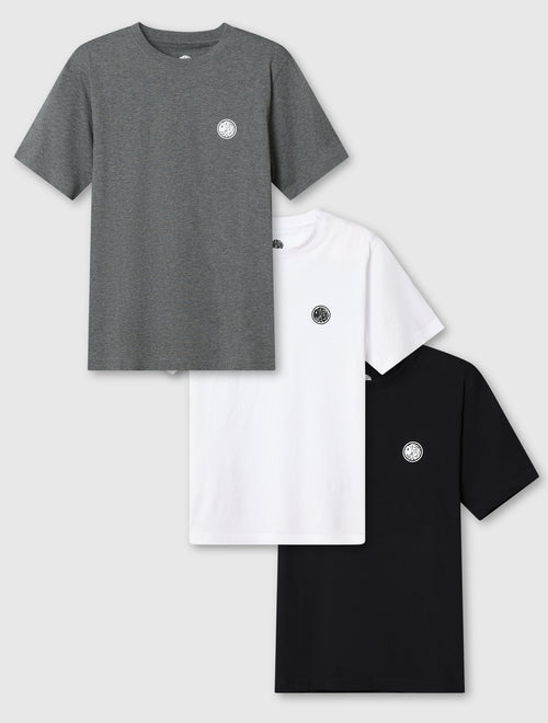 Grey Lounge 3 Pack T-shirts
