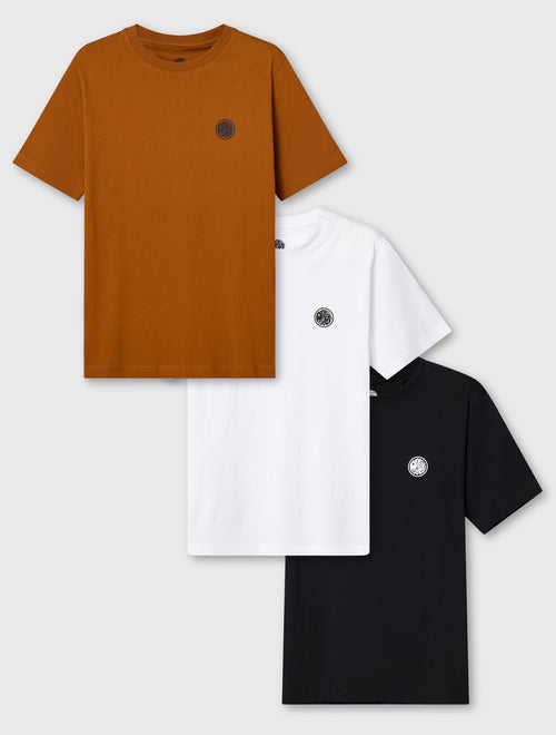 Orange Lounge 3 Pack T-Shirts