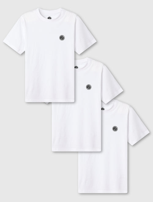 White Lounge 3 Pack T-Shirts