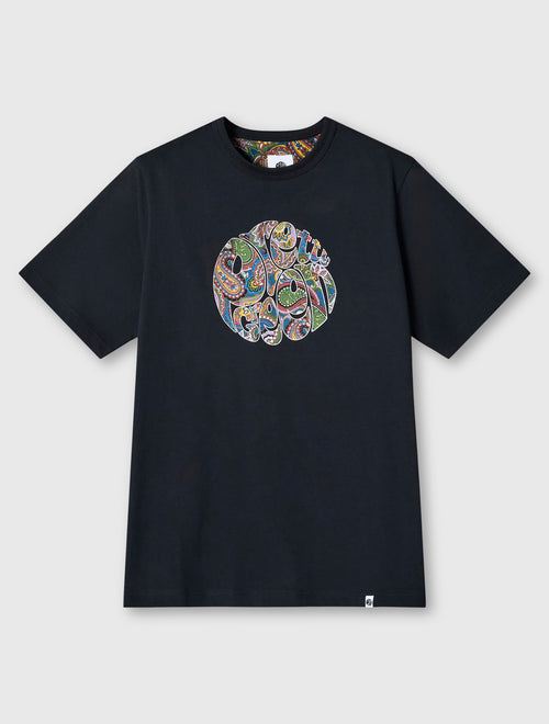 Black House Paisley Logo T-shirt