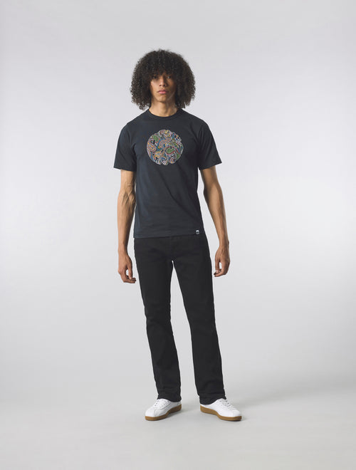 Black House Paisley Logo T-shirt