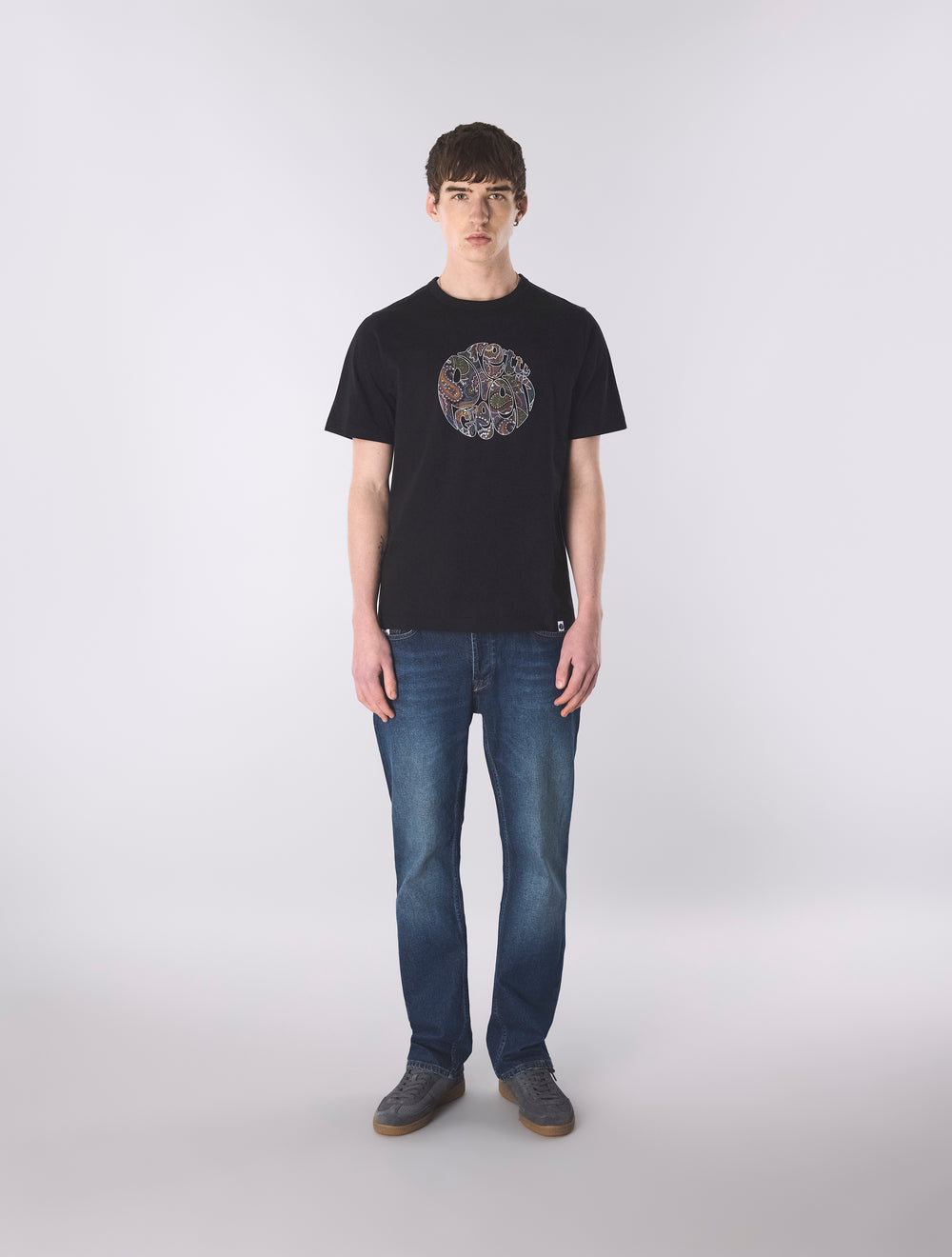 Black House Paisley Logo T-shirt
