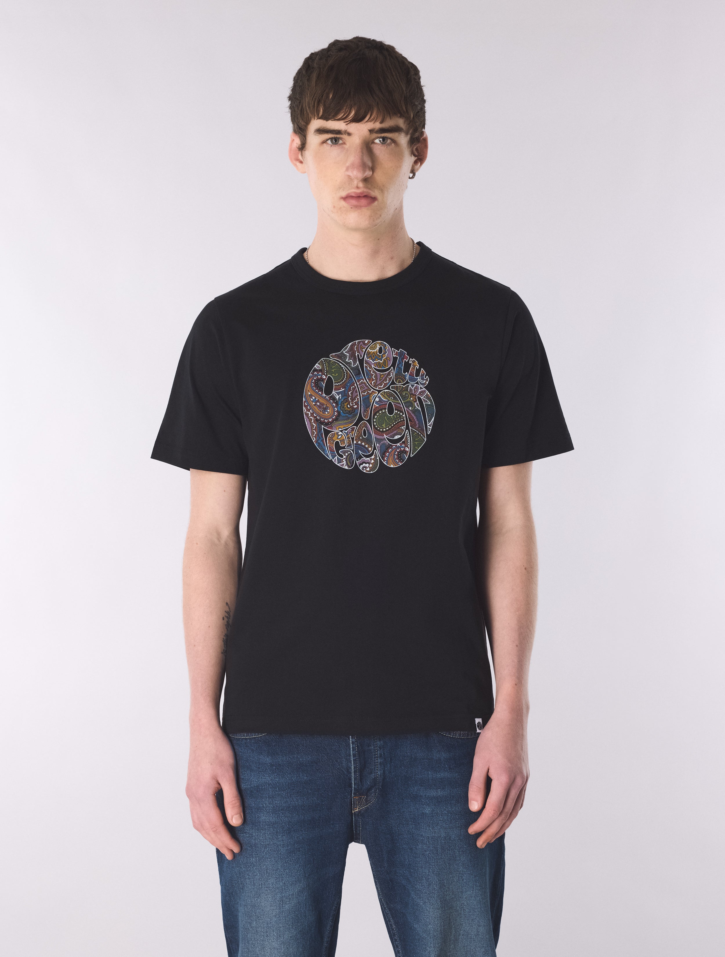 Black House Paisley Logo T-shirt – Pretty Green Store