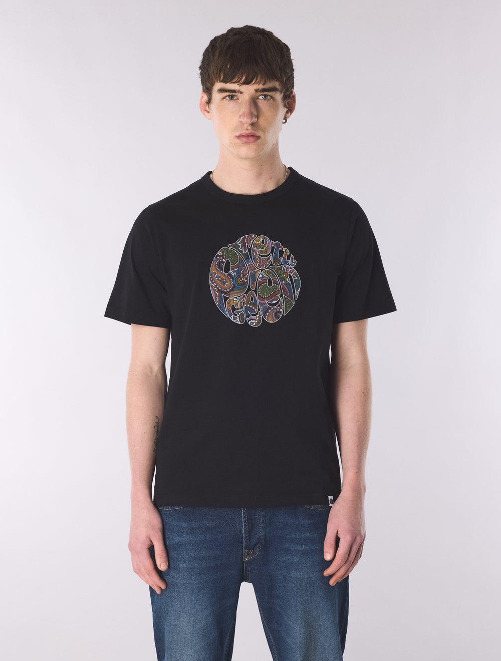 Black House Paisley Logo T-shirt