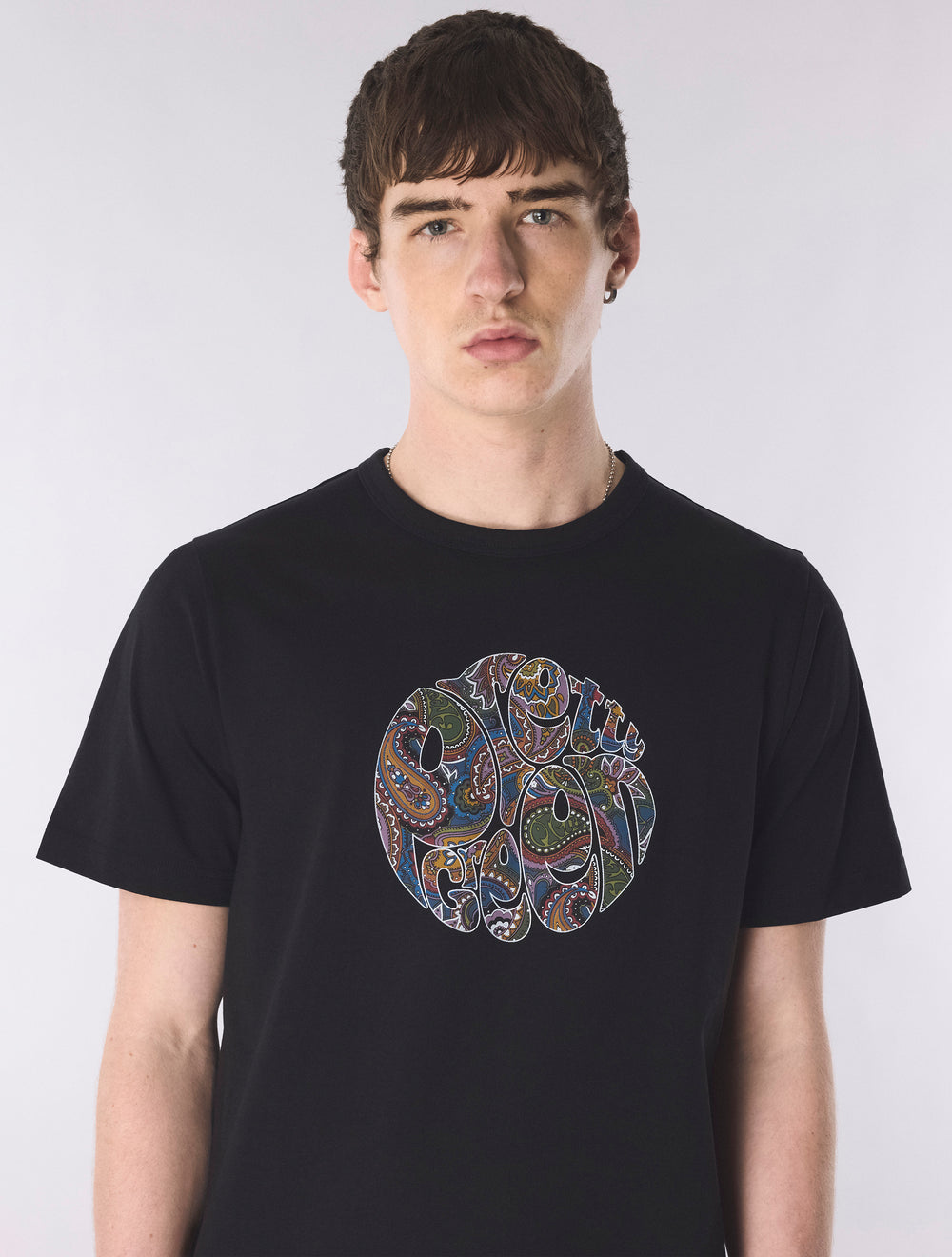 Black House Paisley Logo T-shirt