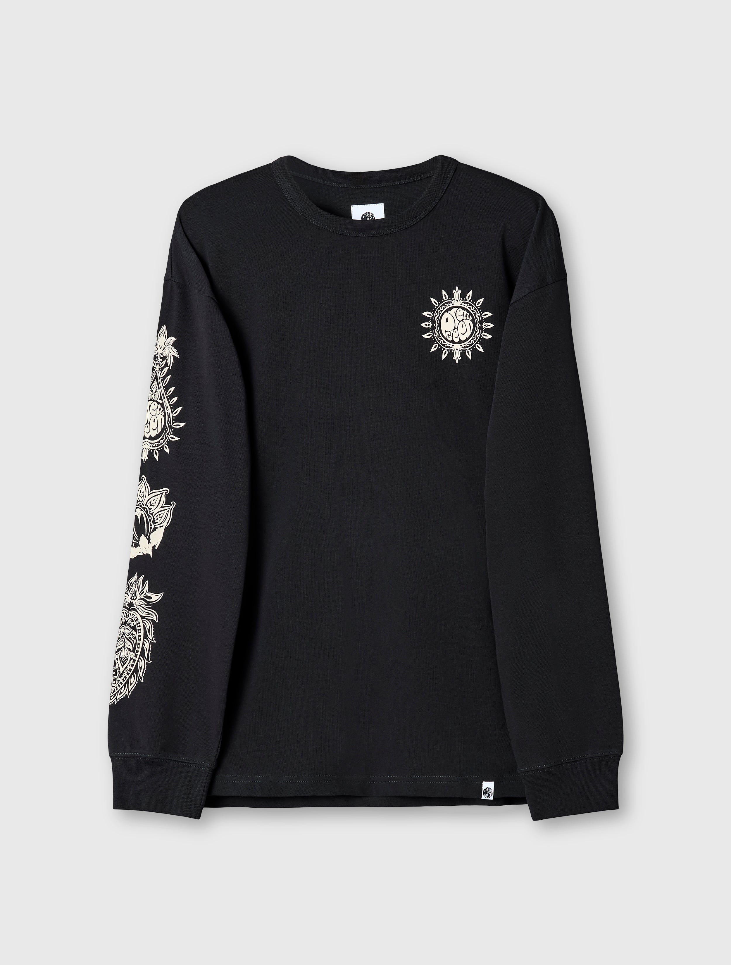 Black Parthian Long Sleeve T-shirt – Pretty Green Store