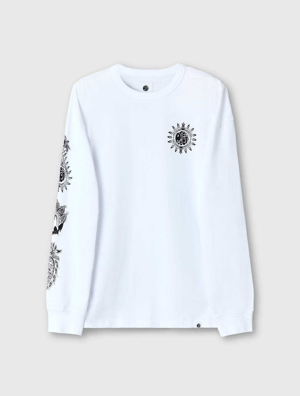 White Parthian Long Sleeve T-shirt