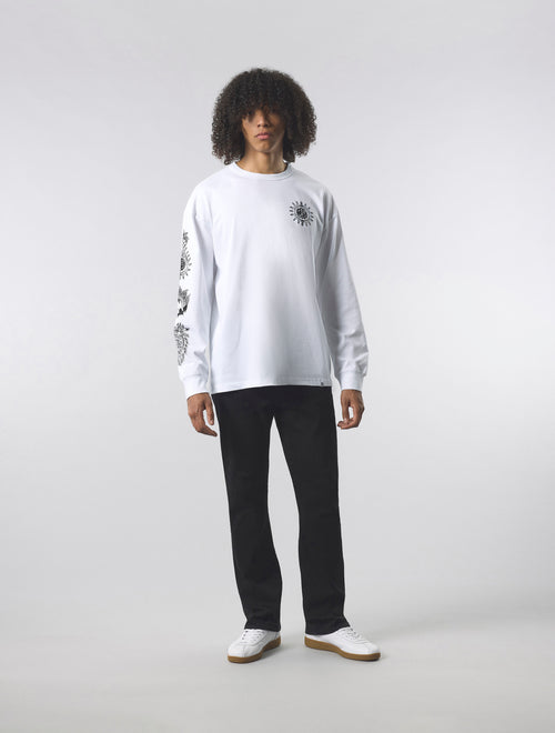 White Parthian Long Sleeve T-shirt