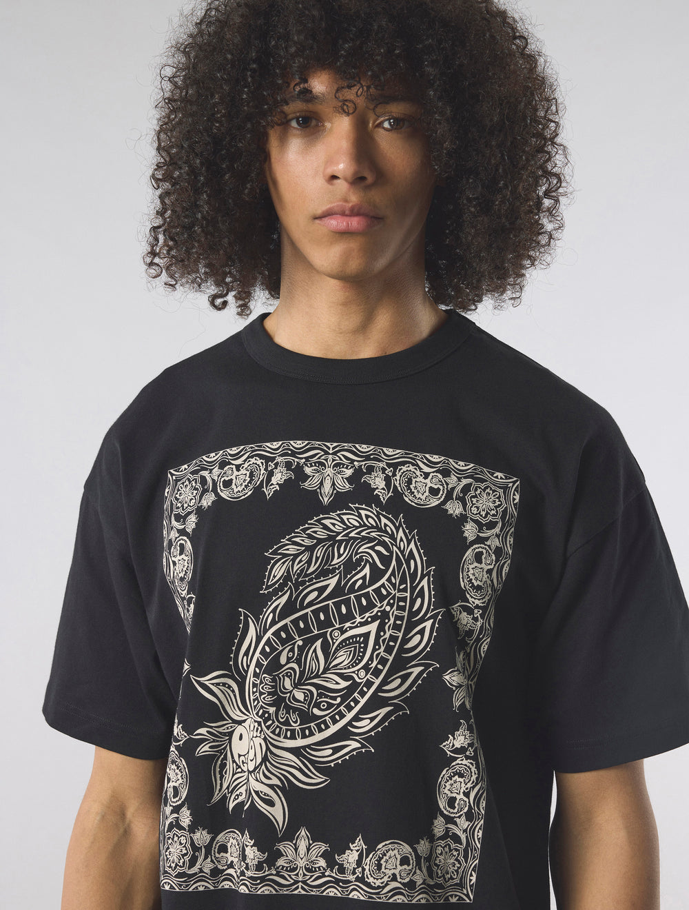 Black Parthian Print T-shirt