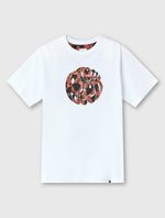 White Brindle Logo T-shirt